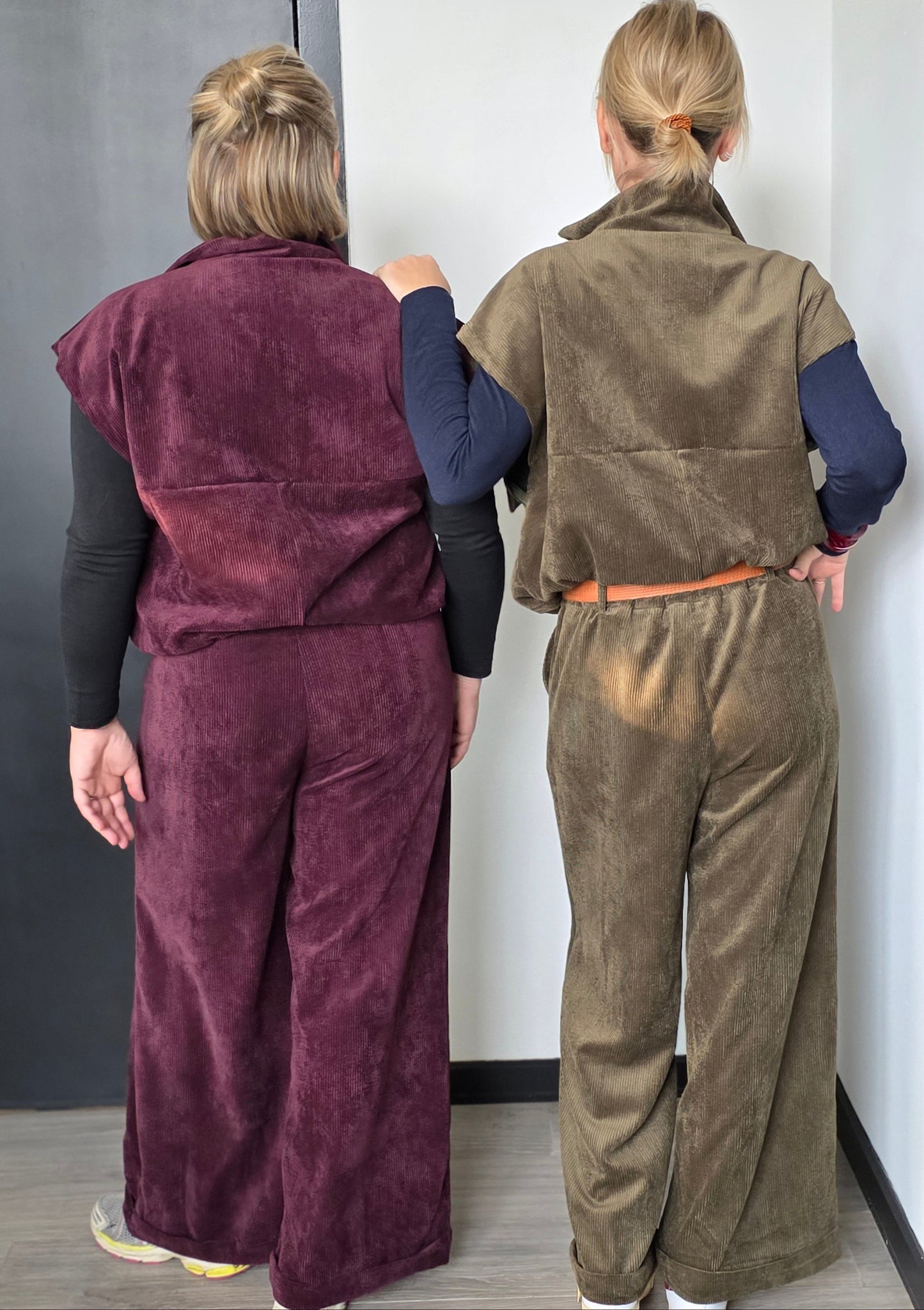 Combo wide pants kaki