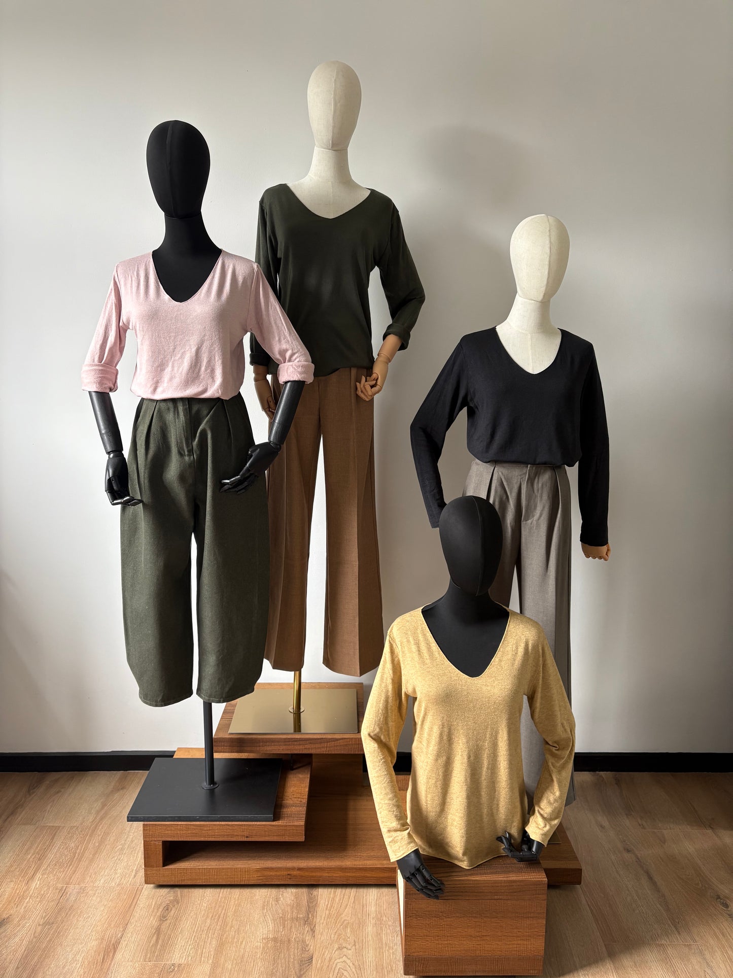 Oona basic knit green