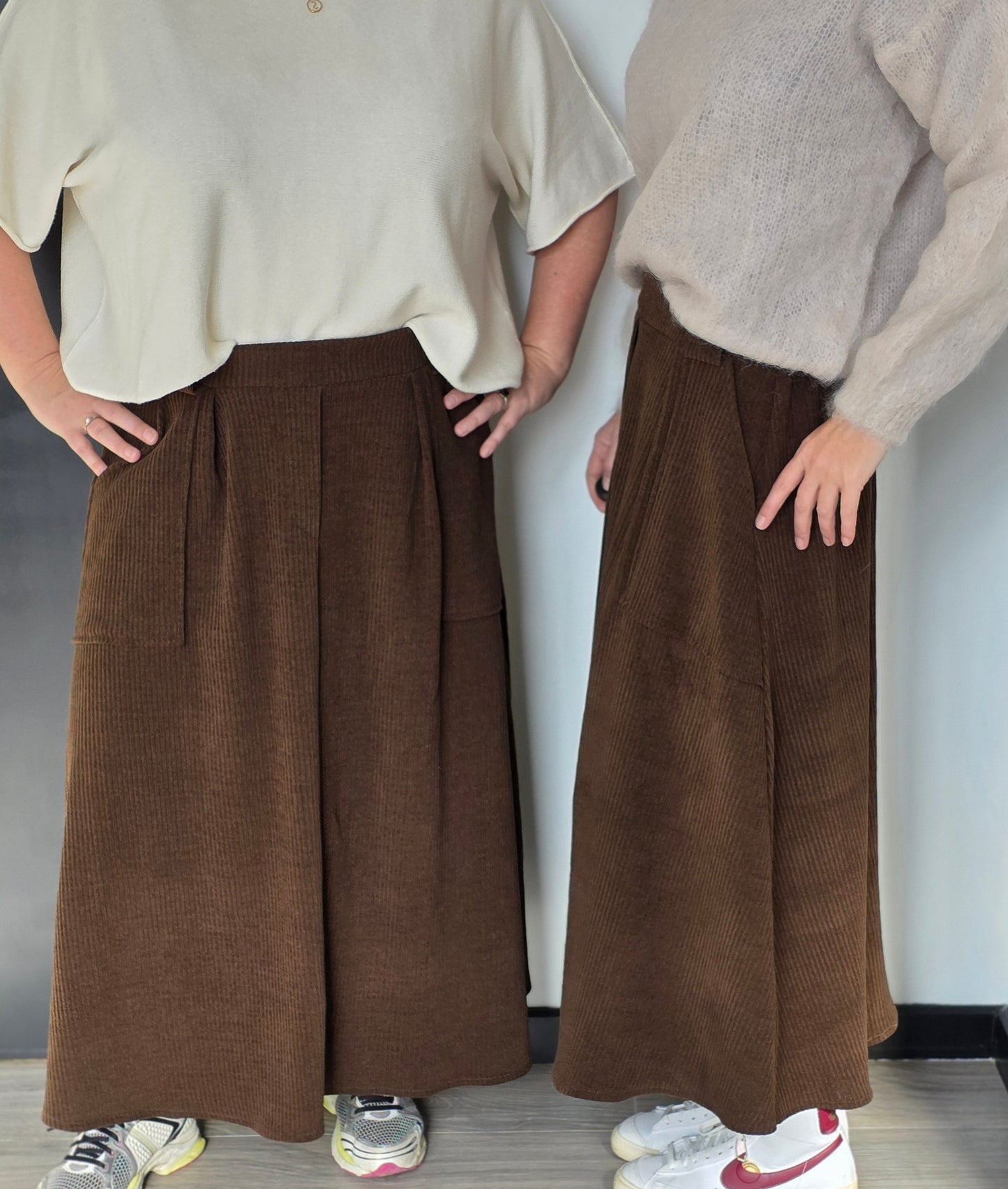 Amira skirt choco