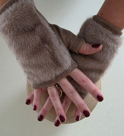 Polswarmers faux fur