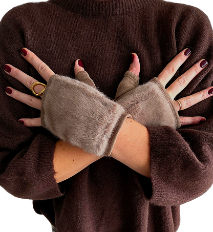 Polswarmers faux fur