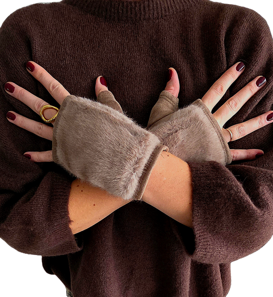 Polswarmers faux fur