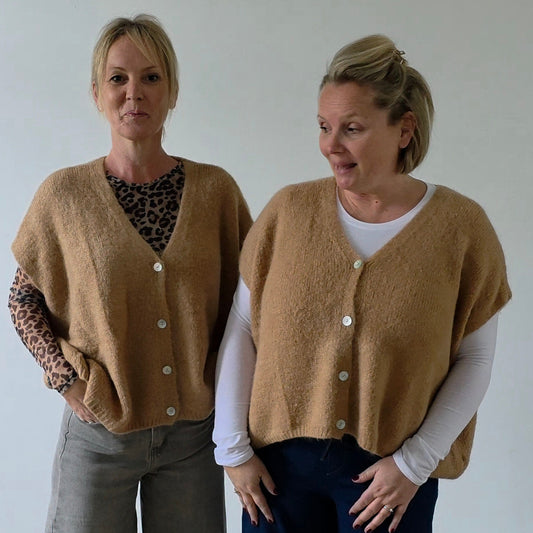 Zorah cardigan Mohair camel