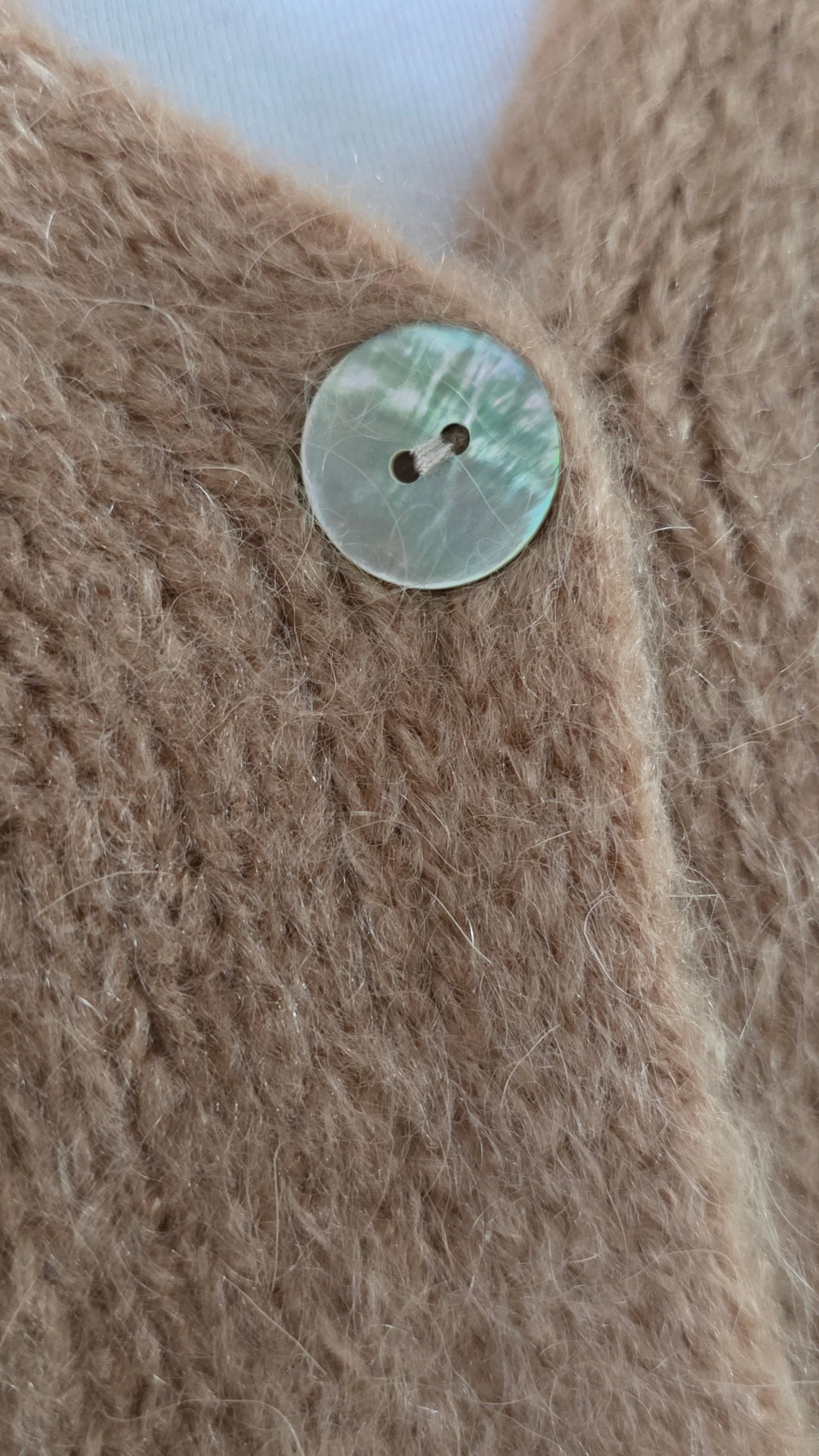 Zorah cardigan Mohair camel