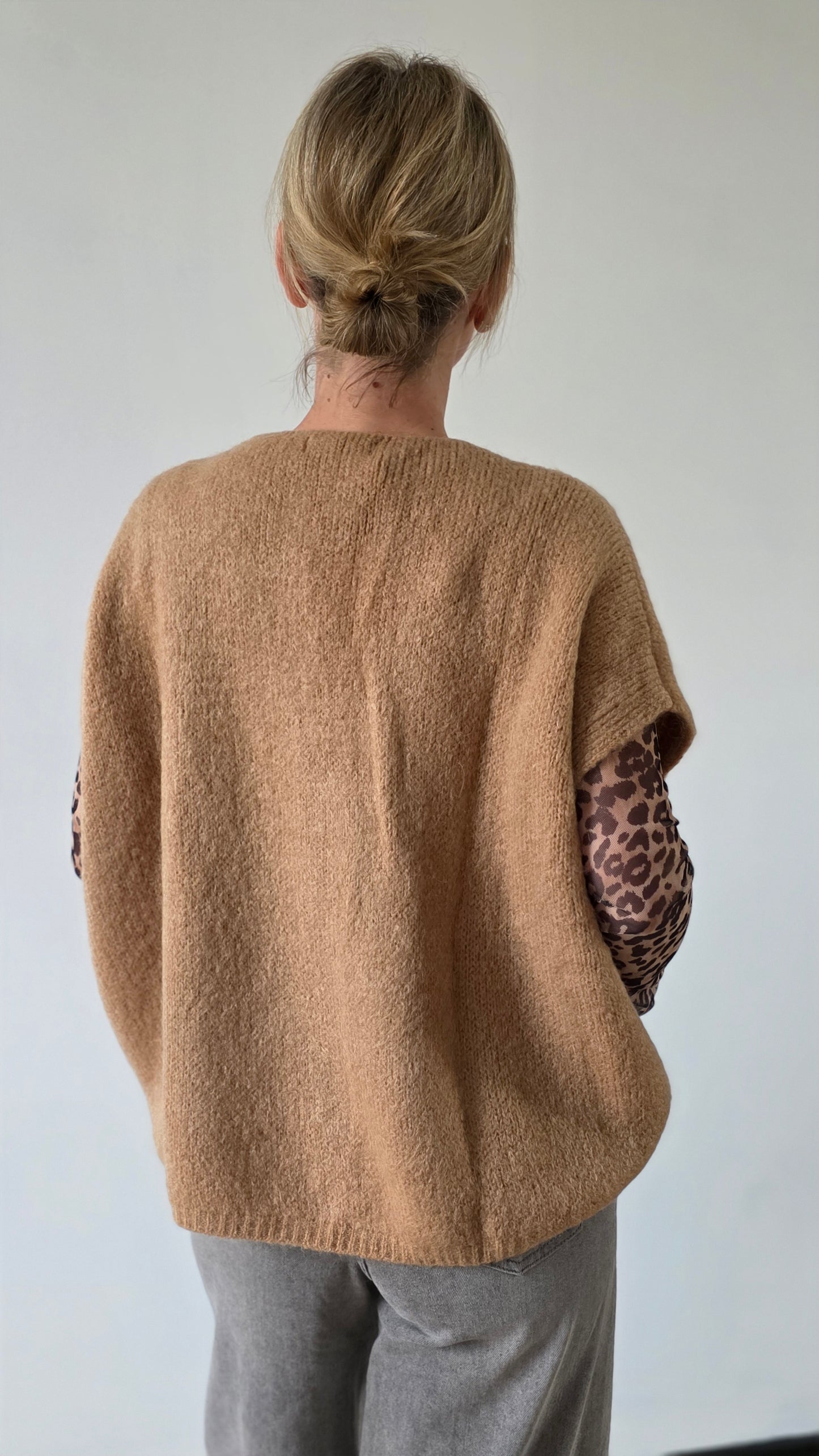 Zorah cardigan Mohair camel