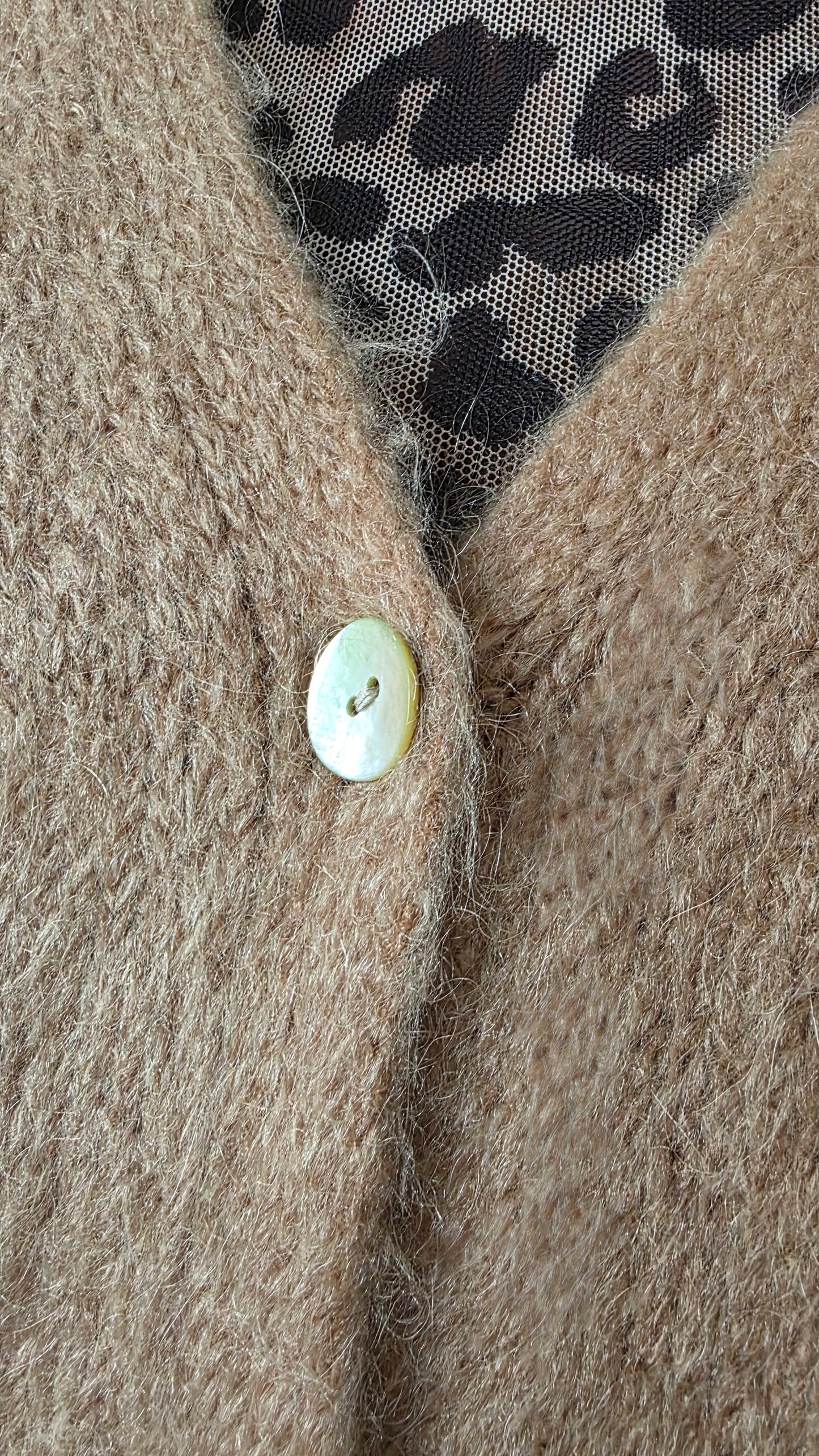 Zorah cardigan Mohair camel