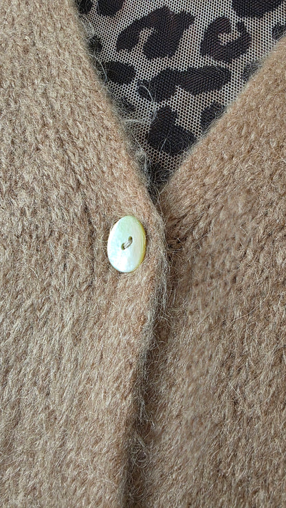 Zorah cardigan Mohair camel