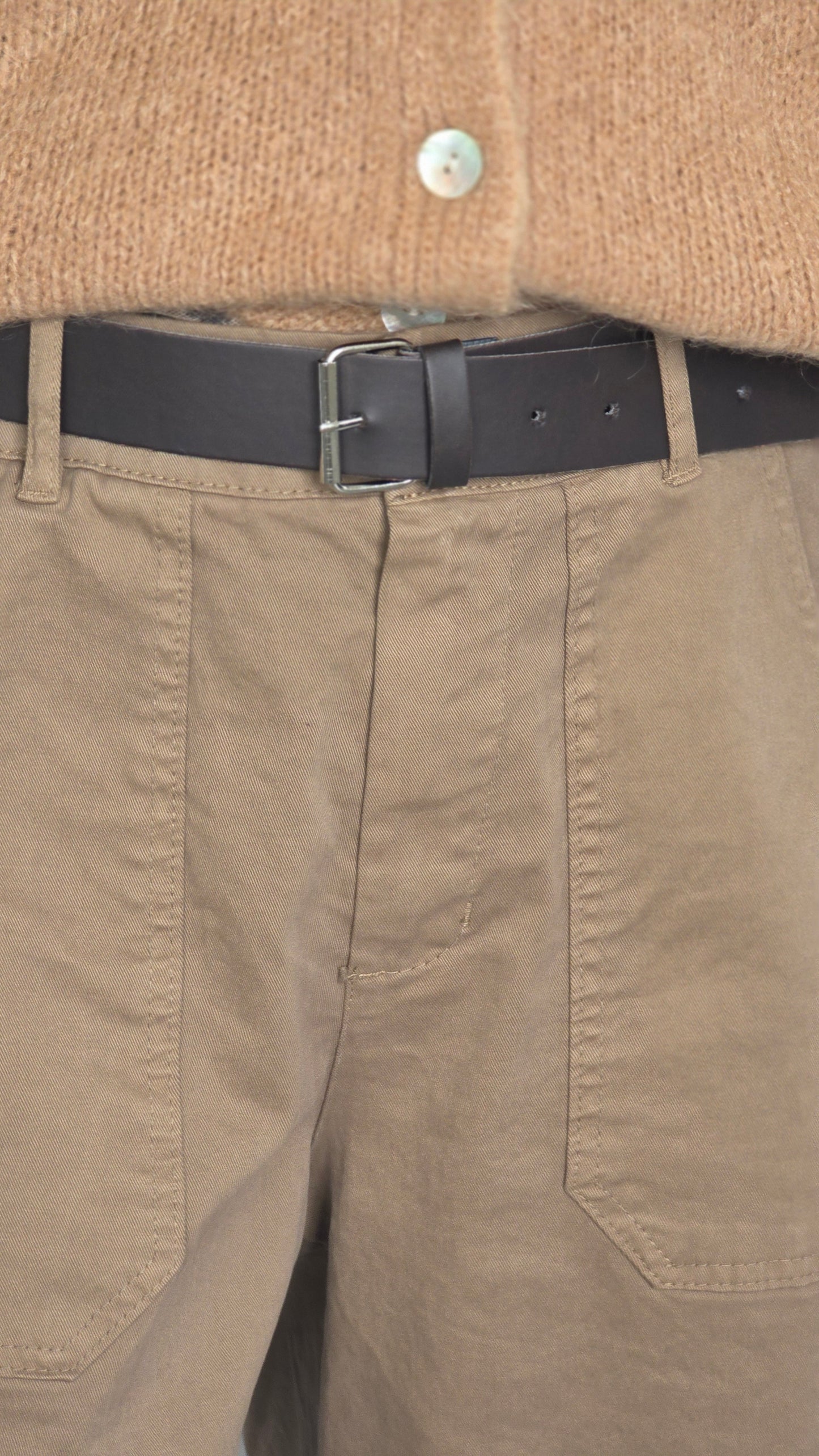 Ronja barrel pants beige