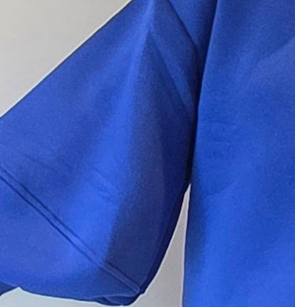 Dori sweater balloon sleeve royal blue