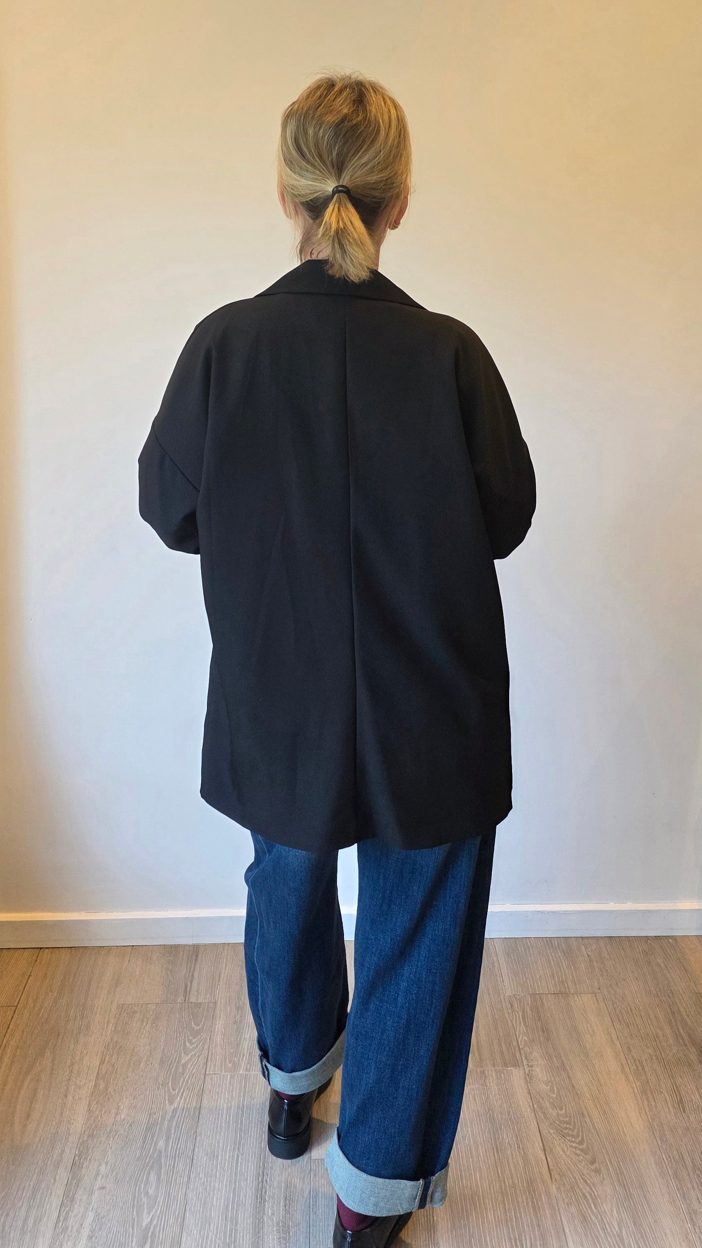 Isa blazer oversized black