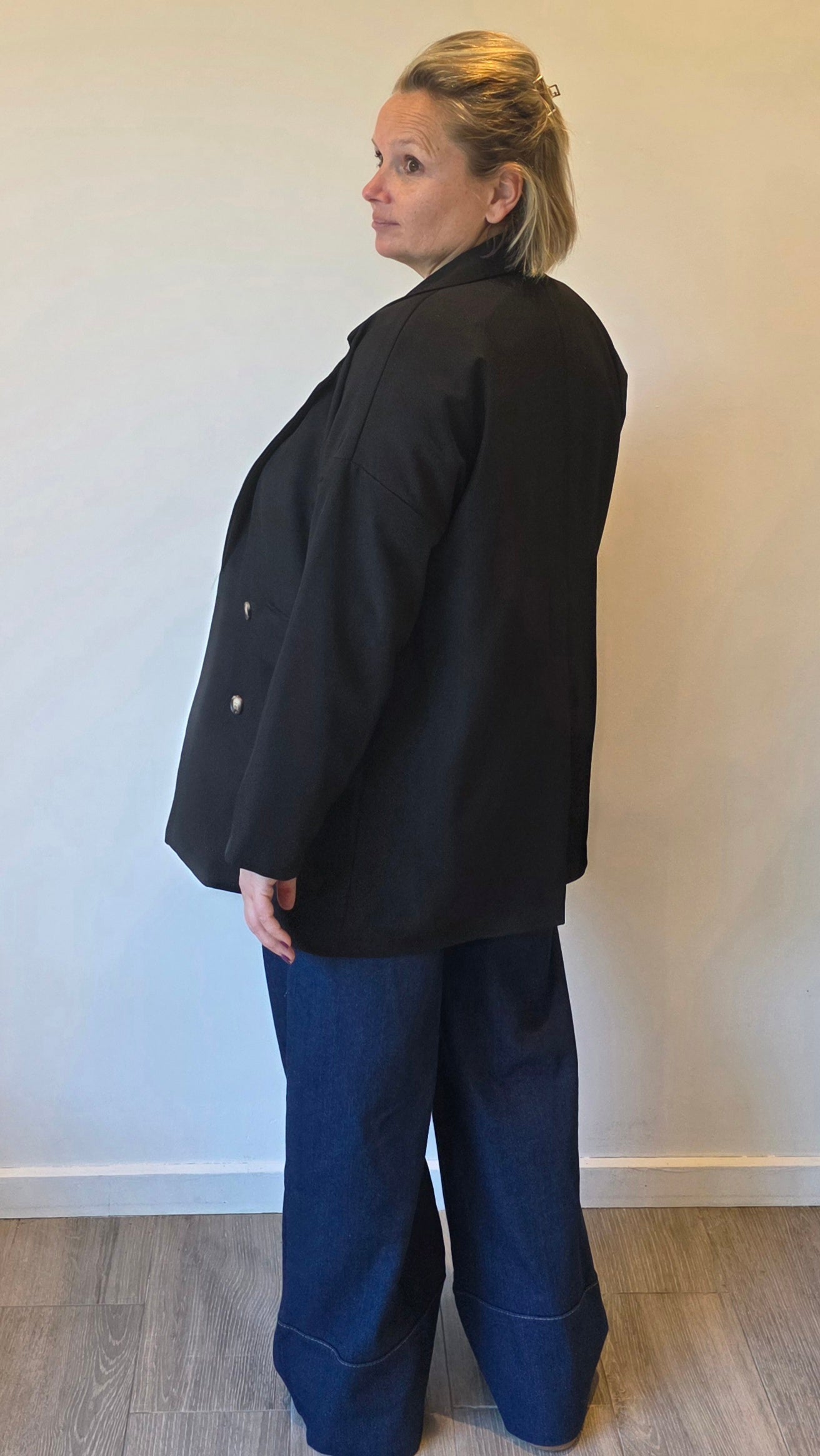 Isa blazer oversized black