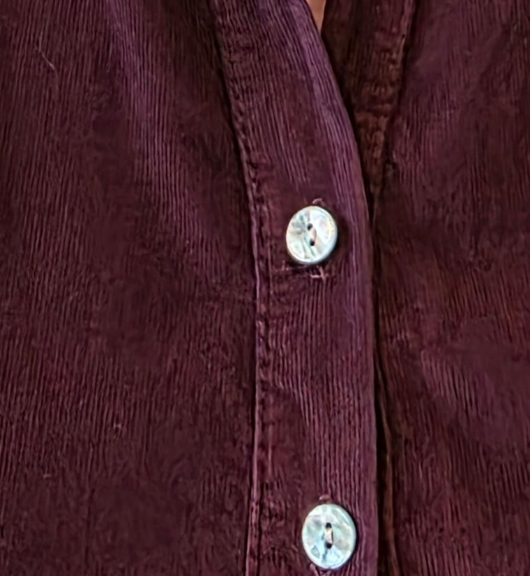 Cooper blouse velour bordeaux