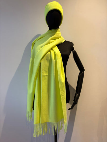 Sjaal neon geel