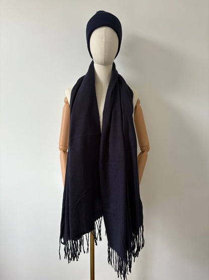 Sjaal donkerblauw