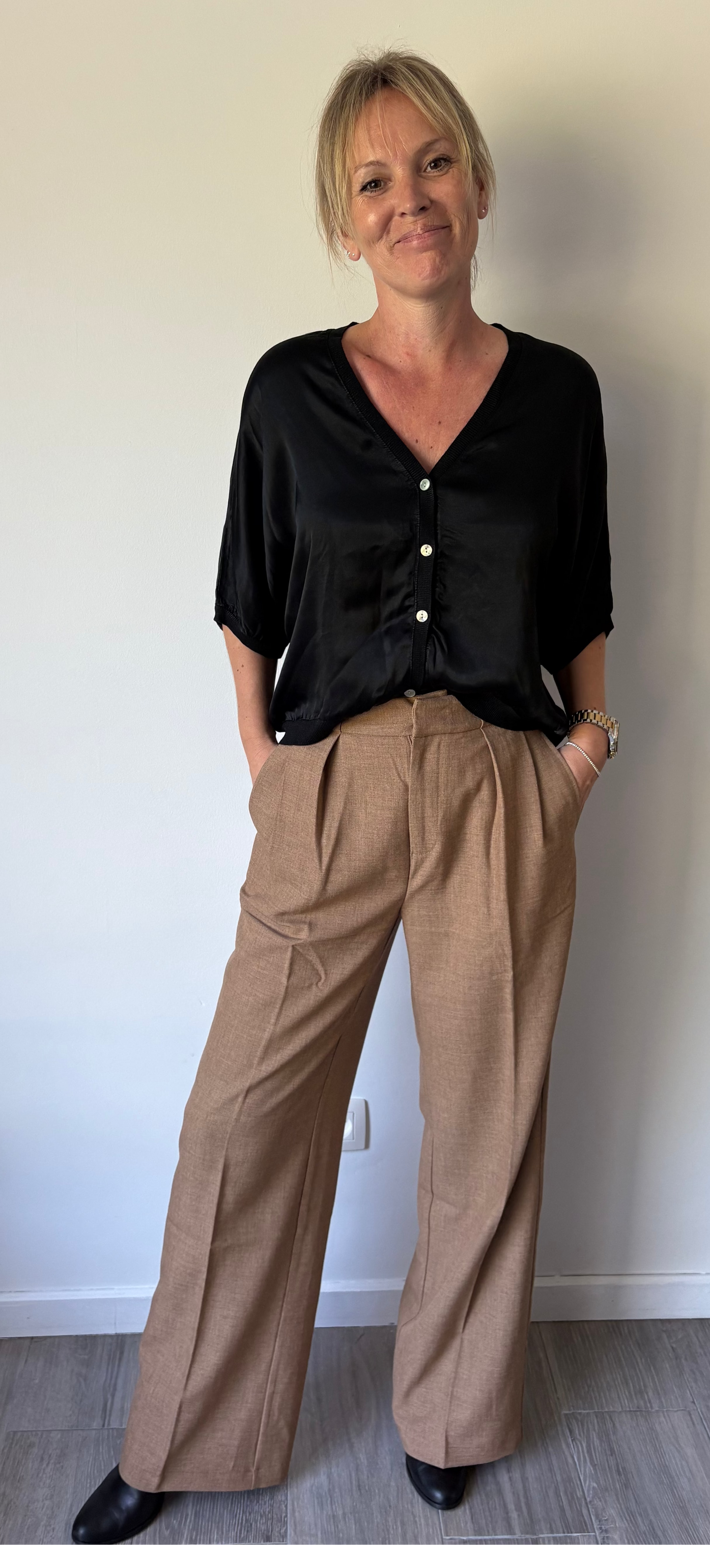 Lulu wide pants camel