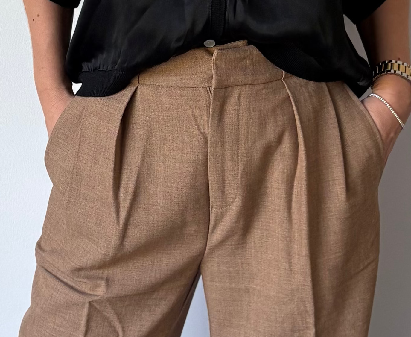 Lulu wide pants camel