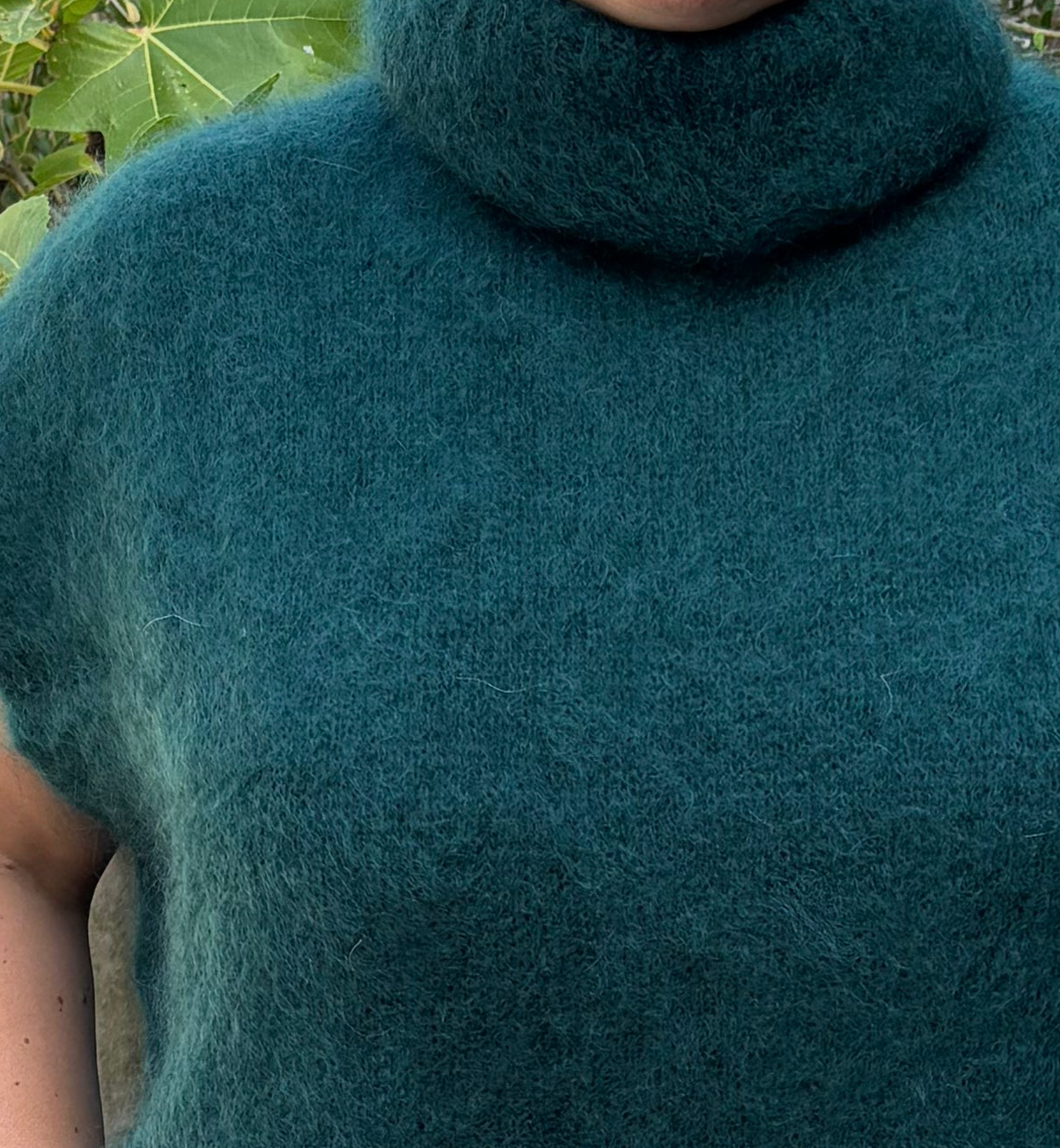 Harper knit Mohair green
