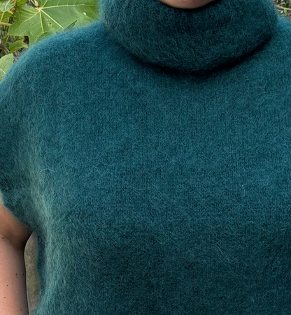 Harper knit Mohair green