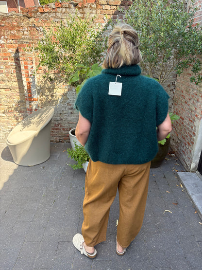 Harper knit Mohair green