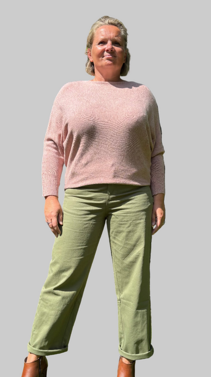 Alma straight pants kaki