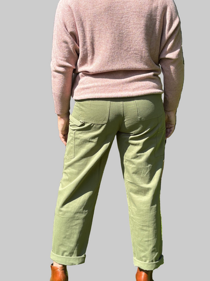Alma straight pants kaki