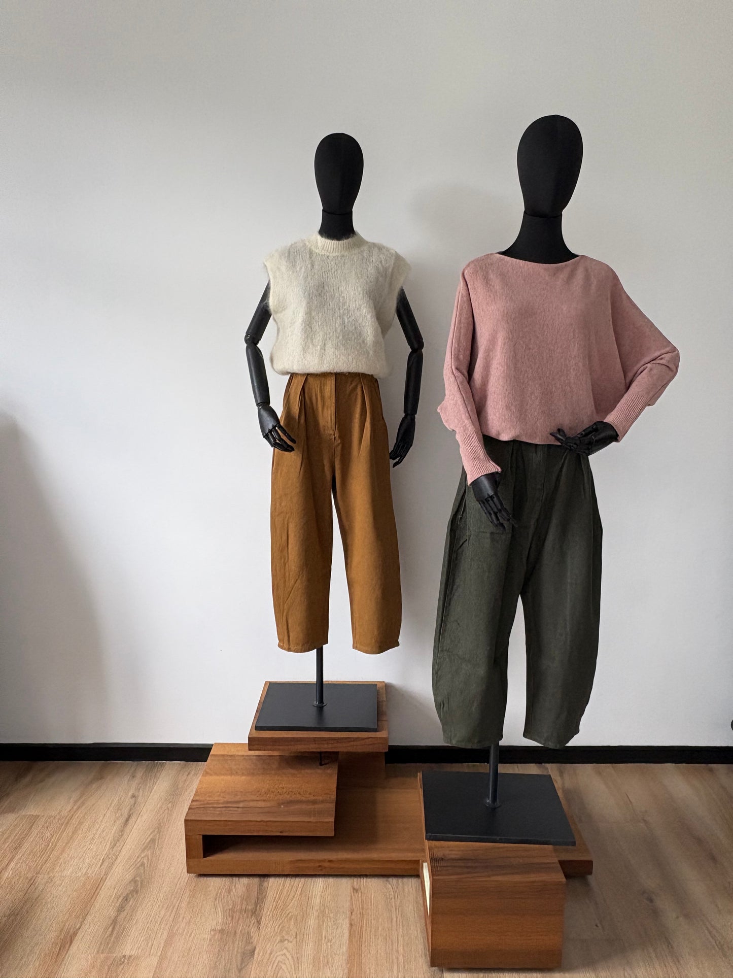 Elly pants barrel kaki