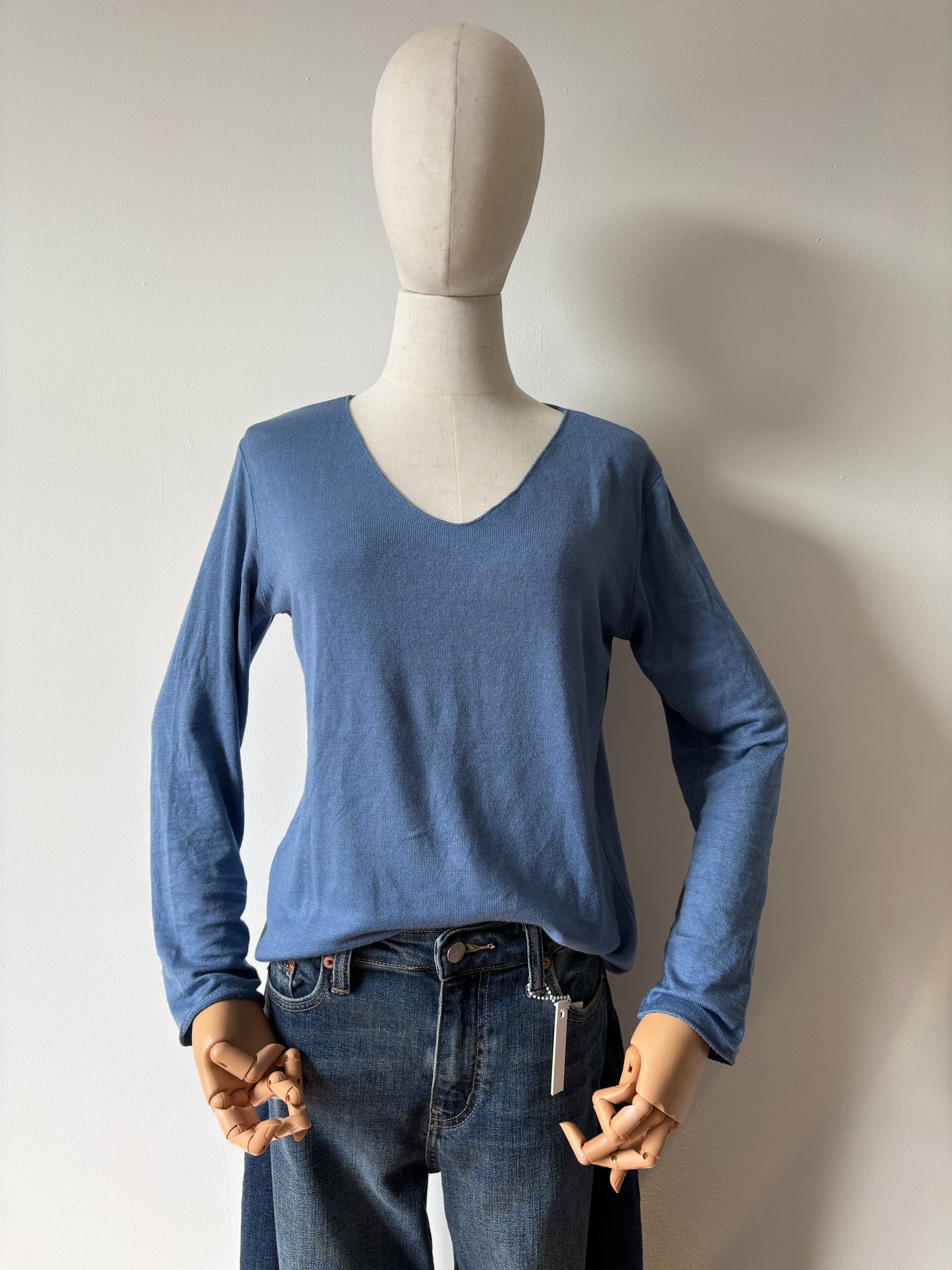 Oona basic knit blue