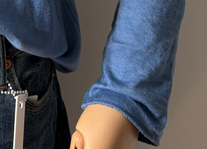 Oona basic knit blue