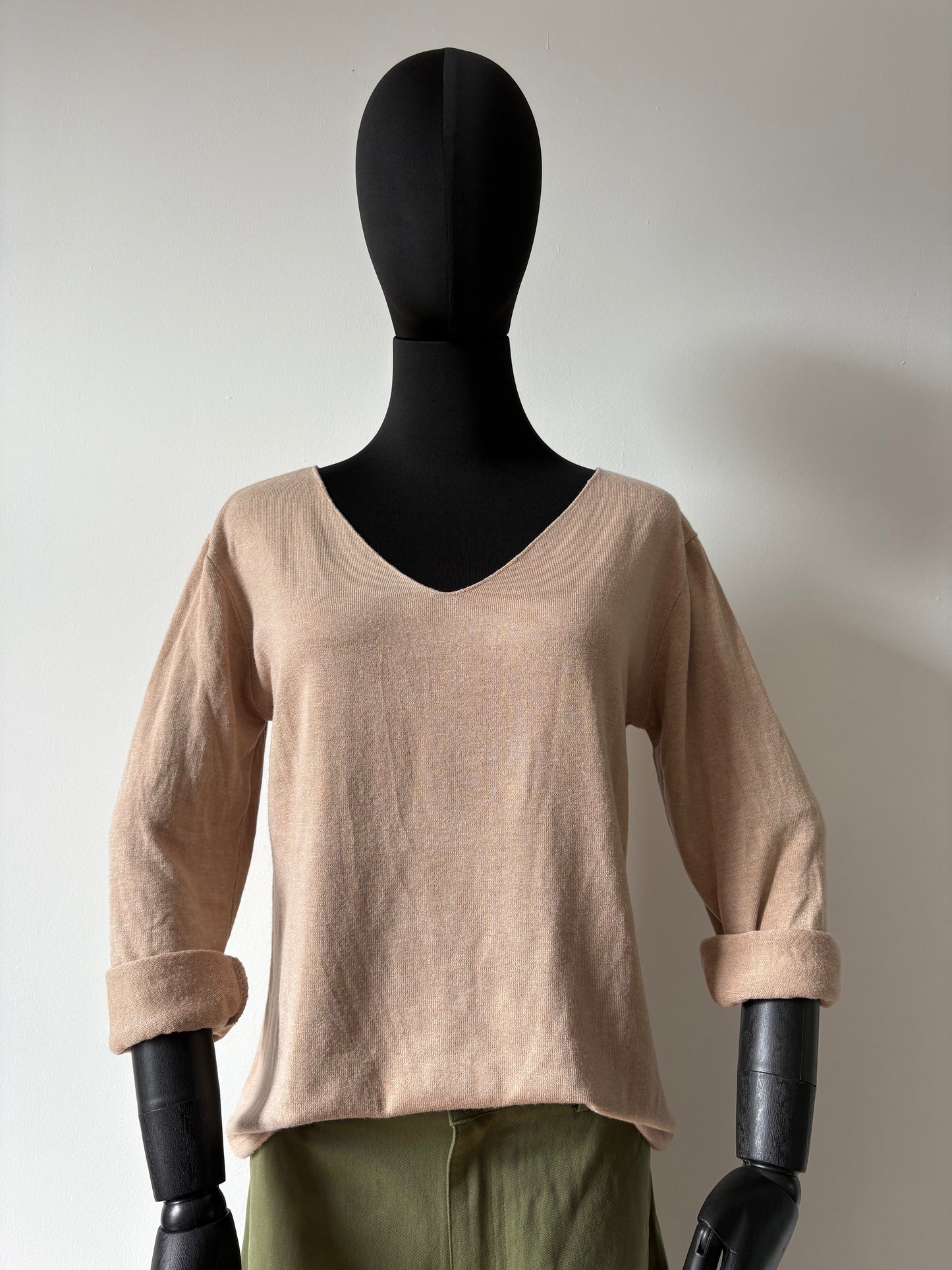 Oona basic knit camel