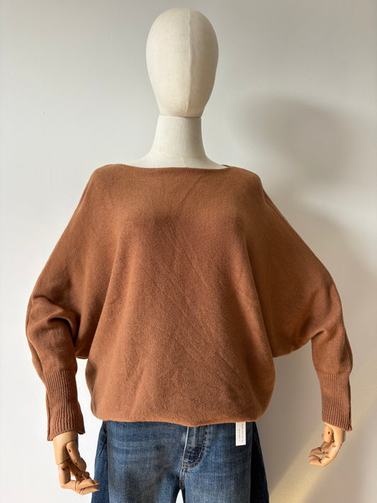 Emma knit brown
