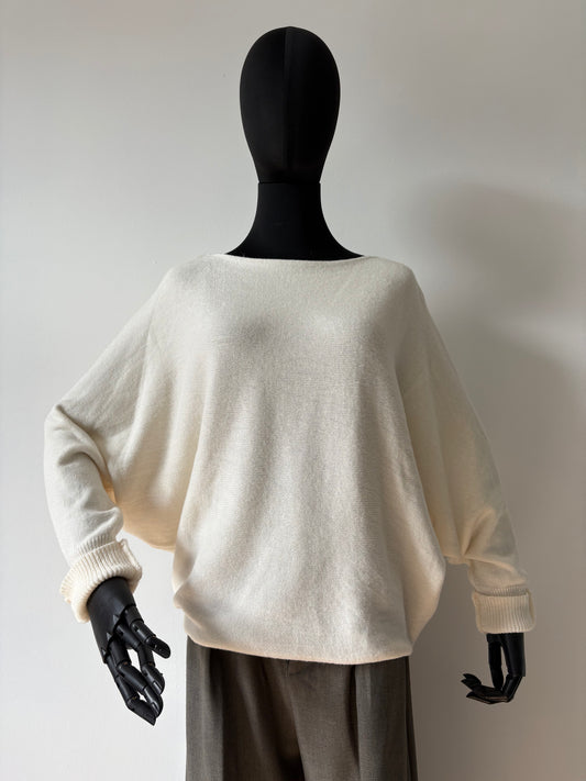Emma knit ecru