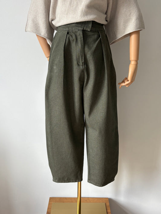 Elly pants barrel kaki