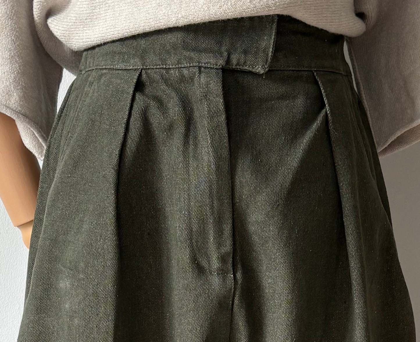 Elly pants barrel kaki