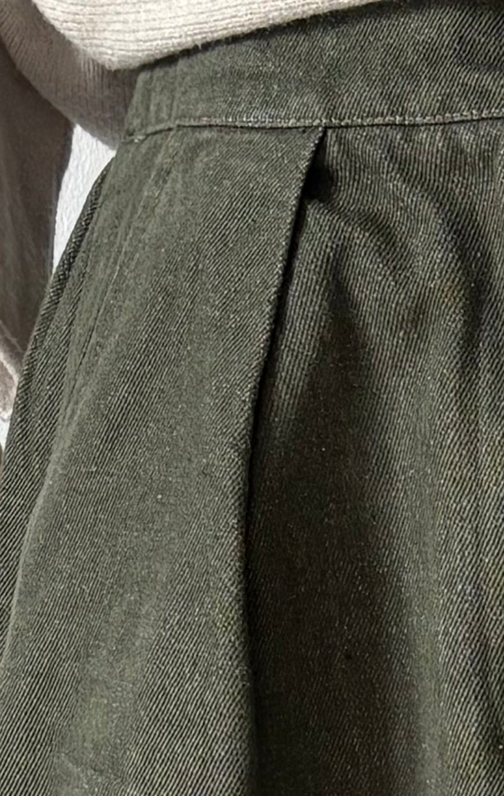 Elly pants barrel kaki