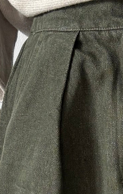 Elly pants barrel kaki