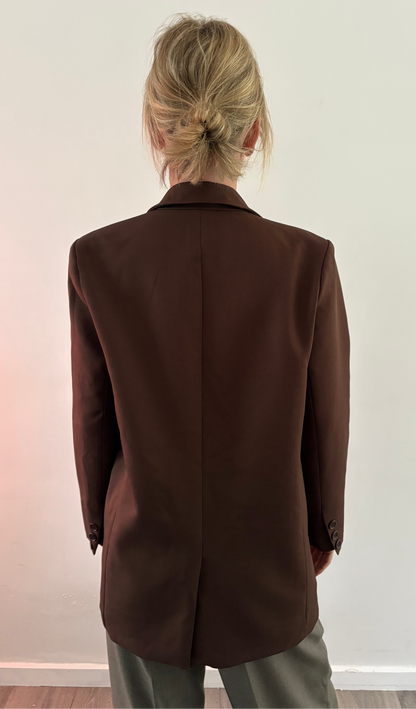 Elin blazer chocolate