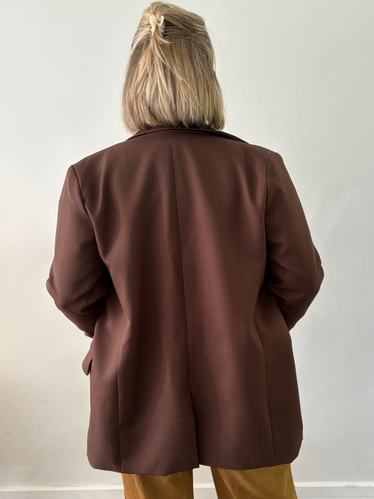 Elin blazer chocolate