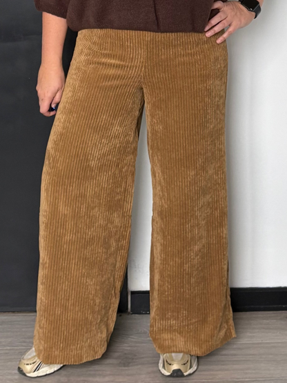 Sofia maxi wide pants camel