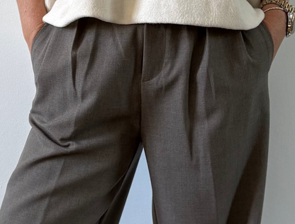 Lulu wide pants olive