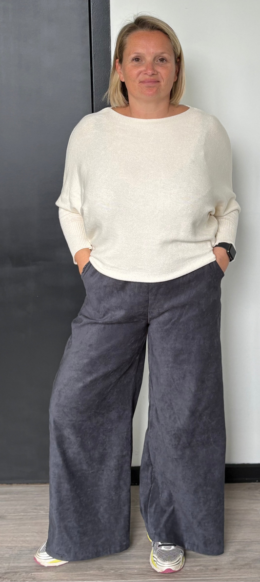 Freya wide pants nero