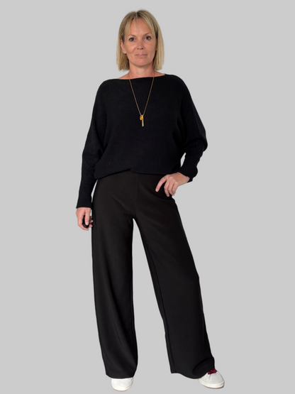 Liv straight pants black