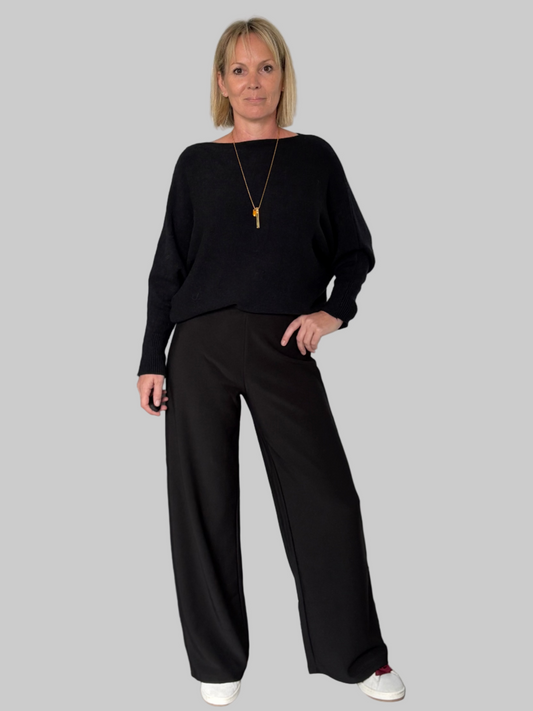 Liv straight pants black