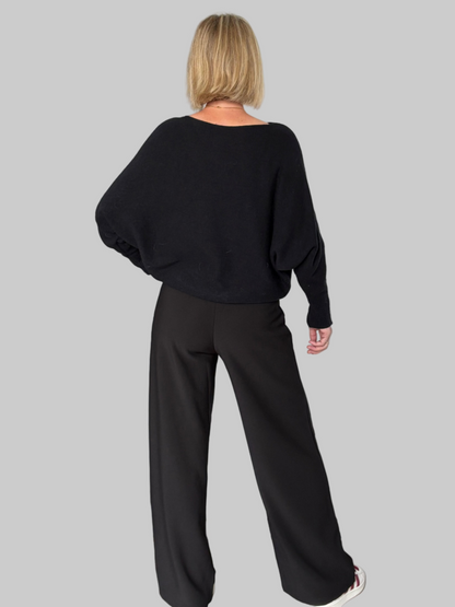 Liv straight pants black