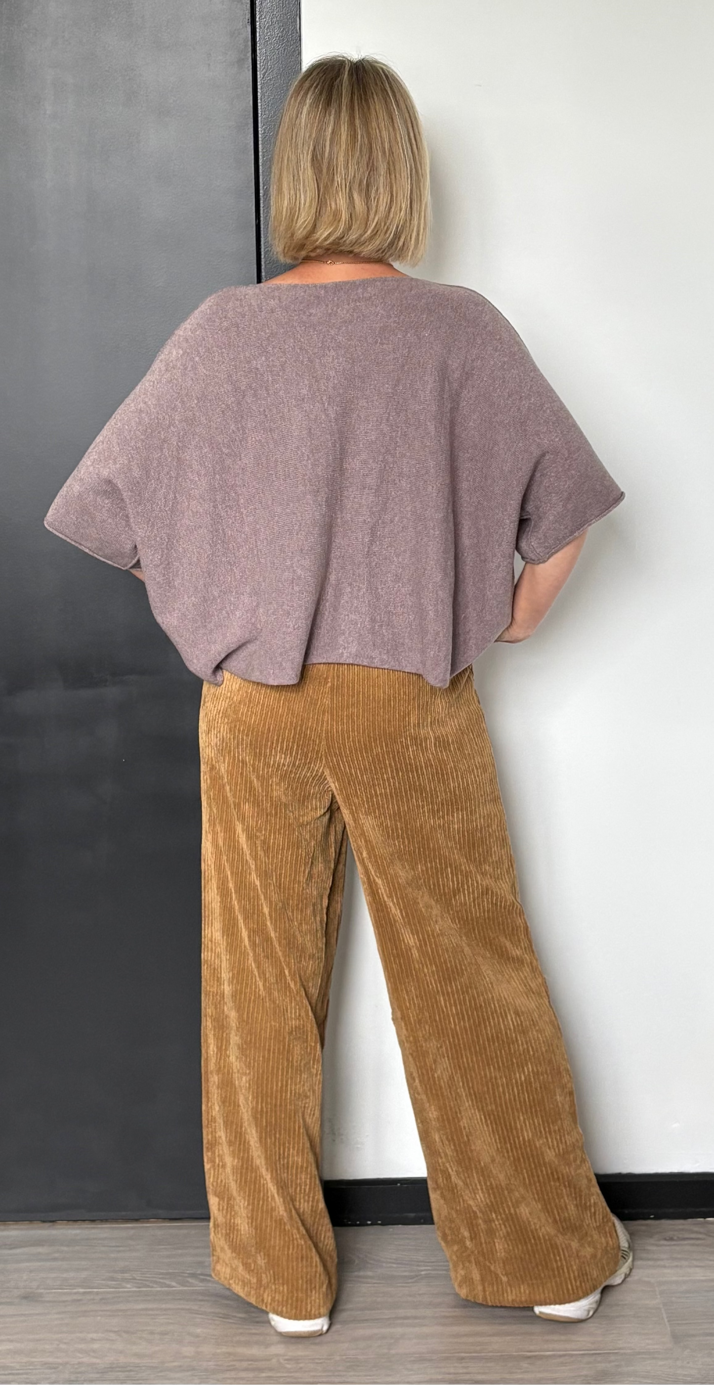 Sofia maxi wide pants camel