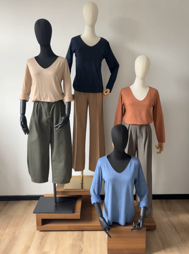 Oona basic knit rust