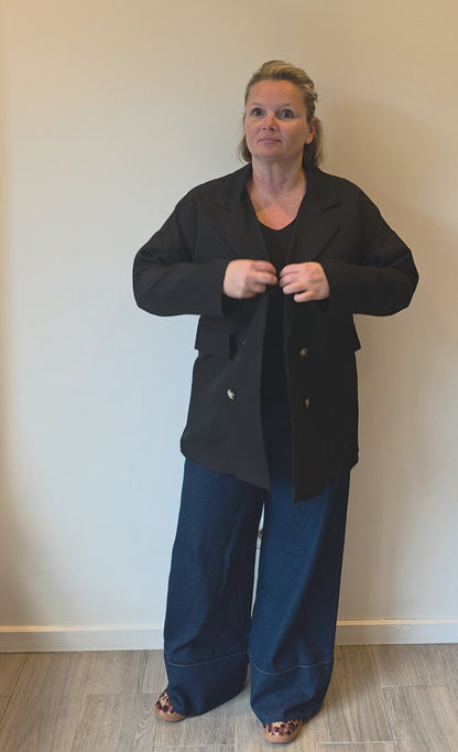 Isa blazer oversized black