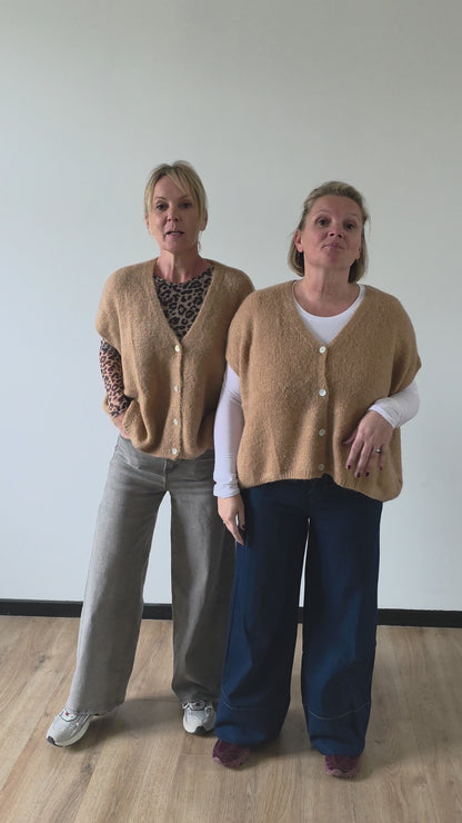 Zorah cardigan Mohair camel