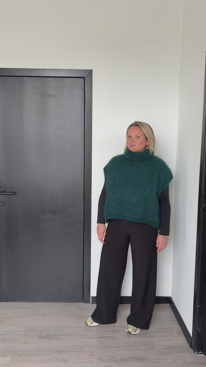 Liv straight pants black